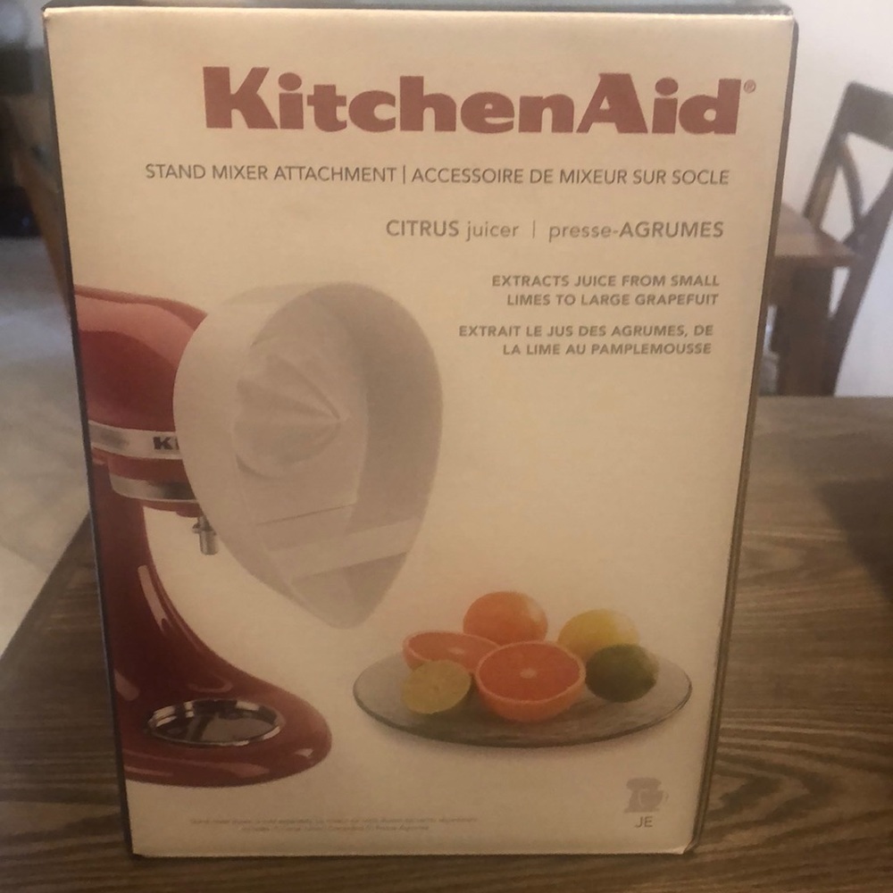 Kitchen aid stand mixer attachment citrus juicer